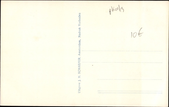 Postcard Borculo Gelderland, cylcoon 10 Augustus 1925, Bij de Kerk