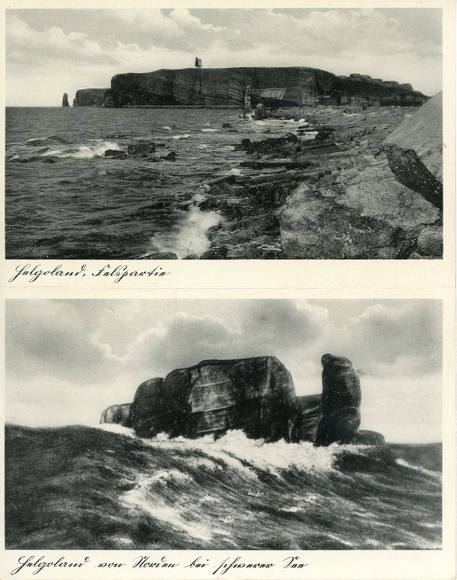 10 Ak  im Umschlag, Nordseeinsel Helgoland, 10 der schönsten Ansichten, Verlag Julius Simonfen