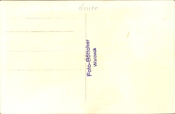 Postcard Waldeck am Edersee Hesse, Edertalsperre dam, water basin, building, landscape