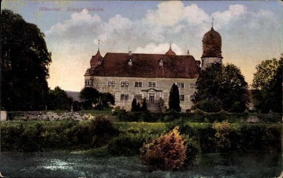 Ak Hehlen im Weserbergland, Schloss