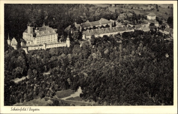 Ak Scheinfeld Midden-Franken, luchtfoto