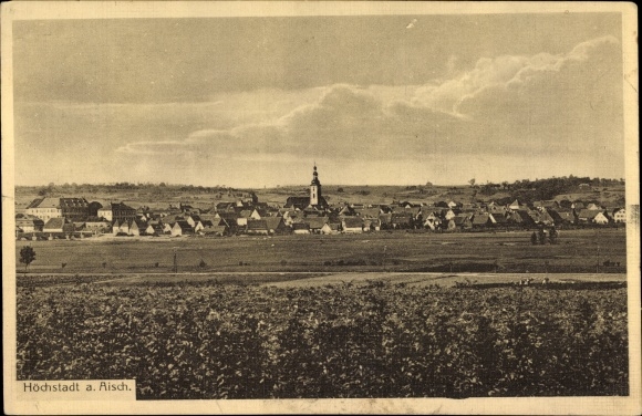 PC Höchstadt an der Aisch Mittelfranken, panorama of the village