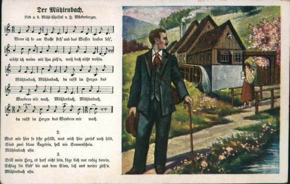 Song Ak Mückenberger, Hilmar, The Mühlenbach, Wassermühle, Mühl Christel