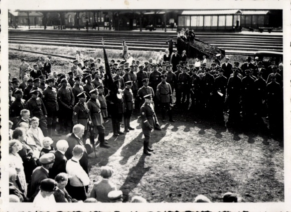 Photo Elze District Hildesheim Lower Saxony, flag consecration 1933
