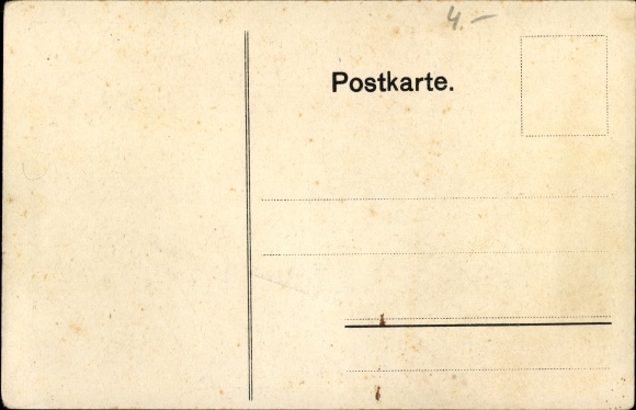 Postcard Our daily bread give us today, iron time, bread card Berlin and neighboring places, I. WK
