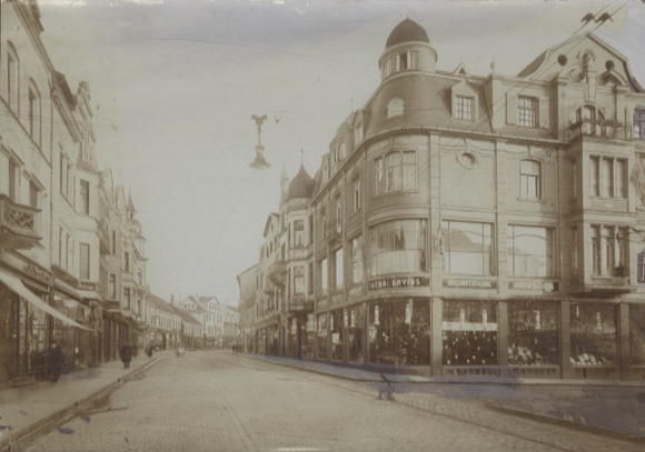Original photo of Solingen, Ohligs district, Düsseldorfer Straße, around 1900