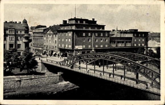 Ak Moravská Ostrava Mährisch Ostrau Region Mährisch Schlesien, Brücke