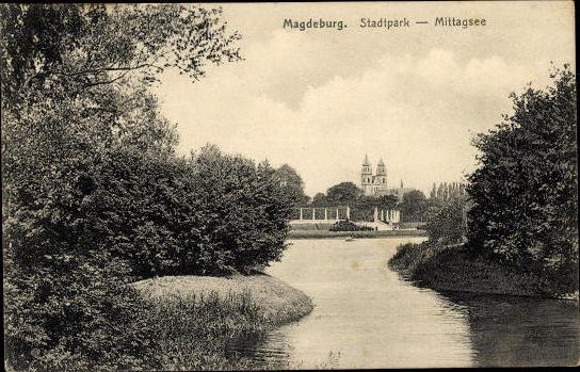 50 Ak Magdeburg Elbe, diverse Ansichten, kleinformatig