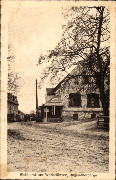Postcard Eichhorst Schorfheide, youth hostel