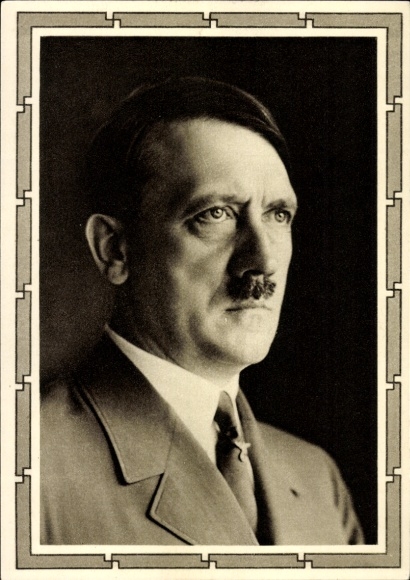 Ganzsachen Ak Führer und Reichskanzler Adolf Hitler, Portrait