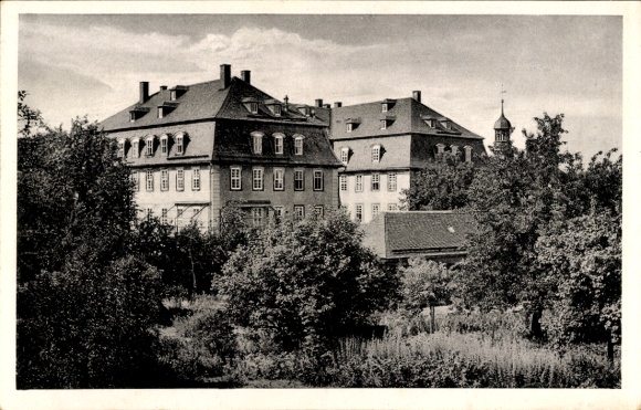 Postcard Ebersdorf in Thuringia, Sisters' House