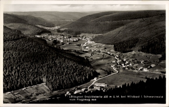 Postcard Enzklösterle in the Black Forest, Black Forest
