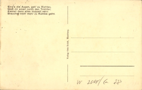 Ansichtkaart Hamburg Wandsbek Volksdorf, Waldhaus, eigenaar Albert Richter