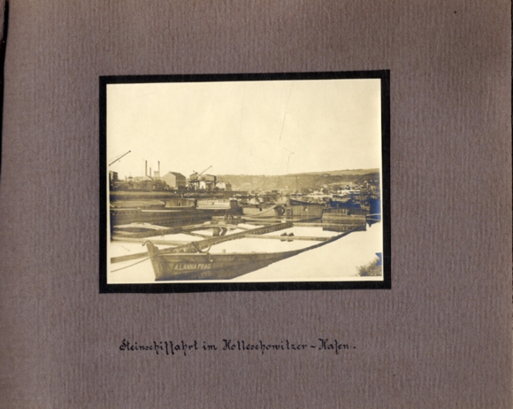 Prague port facilities inland port photo album 10 original photos Vltava around 1890