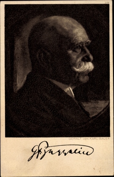 Artist PC Bauer, Karl, Ferdinand Graf von Zeppelin, portrait