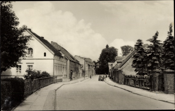 Postcard Neustadt Dosse in Brandenburg, Karl Marx Strasse