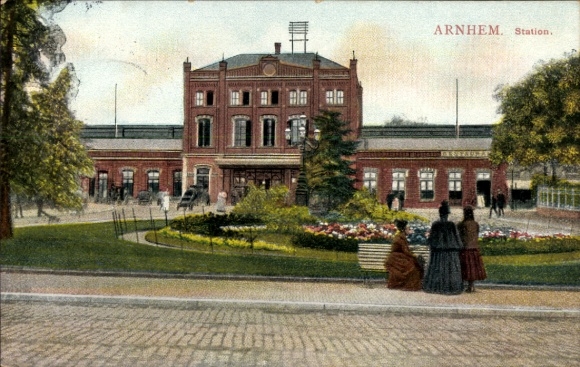 Postcard Arnhem Brussels Brussels, train station