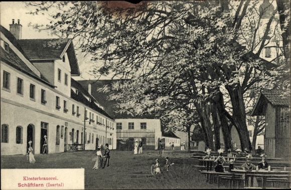 Ansichtkaart Schäftlarn Oberbayern, kloosterbrouwerij