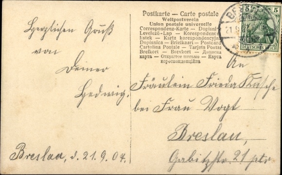 Postcard Crown Prince Wilhelm of Prussia, Crown Princess Cecilie of Prussia, Prince Wilhelm, goat carriage