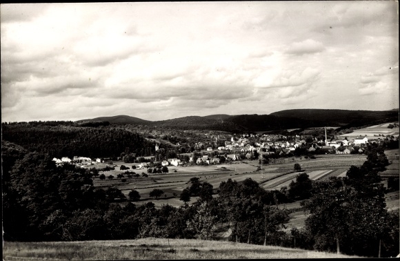 Postcard Bammental in Baden, Panorama