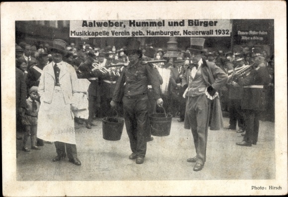 KP Hamburg, Aalweber, Hummel i obywatel, zespół muzyczny urodzony w klubie Hamburger, Neuerwall 1932