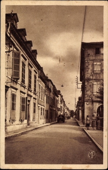 Ak Navarrenx Pyrénées-Atlantiques, Rue Principale