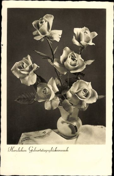 10 old AK flower pictures, flower photos, different views