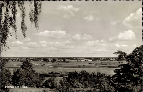 Ak Hitzacker an der Elbe, Panorama, Kurhotel Waldfrieden