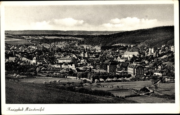 Postcard Bad Münstereifel Westphalia, panorama