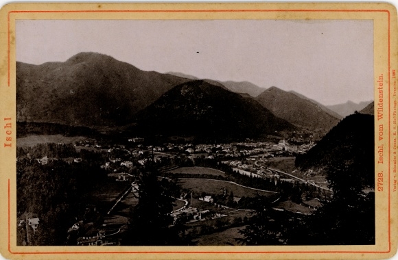 Photo Bad Ischl in Upper Austria, panorama from Wildenstein