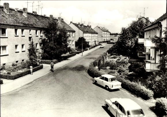 Postcard Kölleda in Thuringia, Martin-Andersen-Nexø-Straße