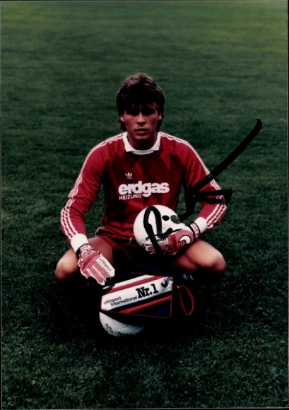 Autograph card footballer Michael Richter, autograph