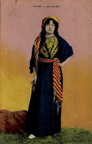 CPA Syria, Arabe, Jour de fête