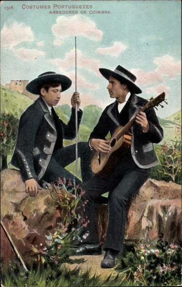 Postcard Costumes Portuguezes, Surroundings of Coimbra