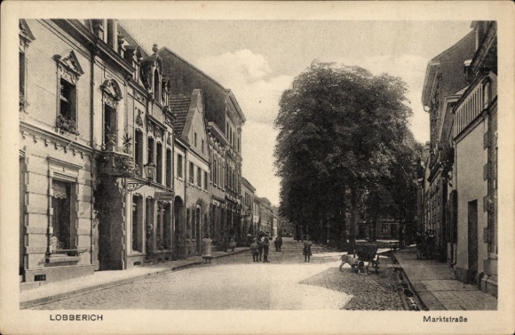 Postcard Lobberich Nettetal am Niederrhein, Marktstraße
