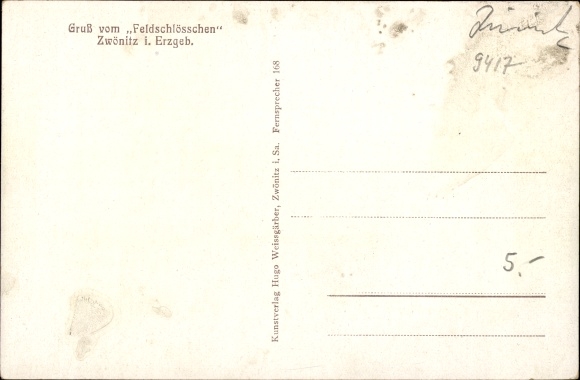 KP Zwönitz w Erzgebirge w Saksonii, Gasthaus Feldschlösschen