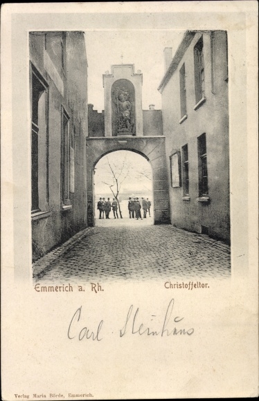 Ansichtkaart Emmerich am Niederrhein, Christoffeltor