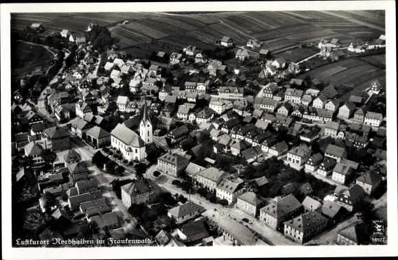 PC Nordhalben in Upper Franconia, aerial photo