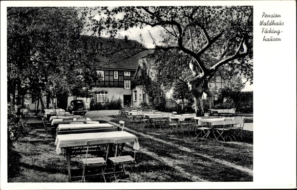 Postcard Föckinghausen Bestwig in the Sauerland, Pension Waldhaus