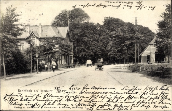 PC Hamburg Mitte Billstedt Schiffbek, road section, wagon