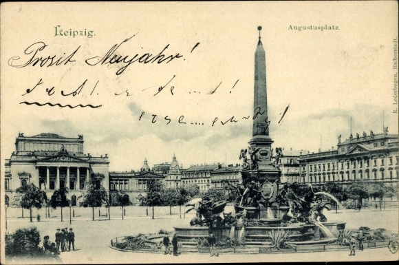 Postwaardekaart Leipzig in Saksen, Augustusplatz, PP 19 F 65 02