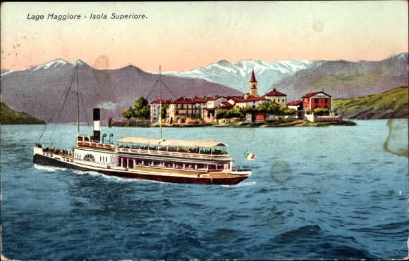 KP Isola Superiore Piemonte, Lago Maggiore, łódź rekreacyjna