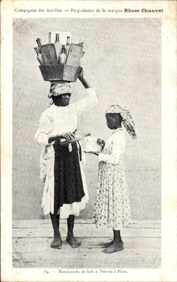 CPA Compagnie des Antilles, Marchande de lait à Pointe-à-Pitre