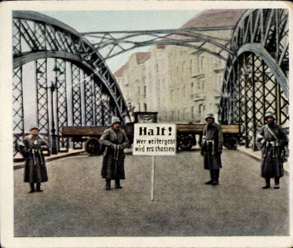 Sammelbild Die Nachkriegszeit Nr. 37, Januar 1921, Neue innere Unruhen