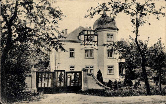Postcard Kreischa near Dresden, Sanatorium, Park-Villa