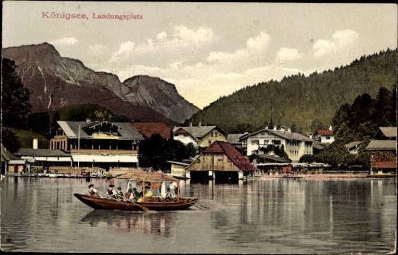 10 alte Ak Berchtesgaden, Königssee, verschiedene Ansichtens