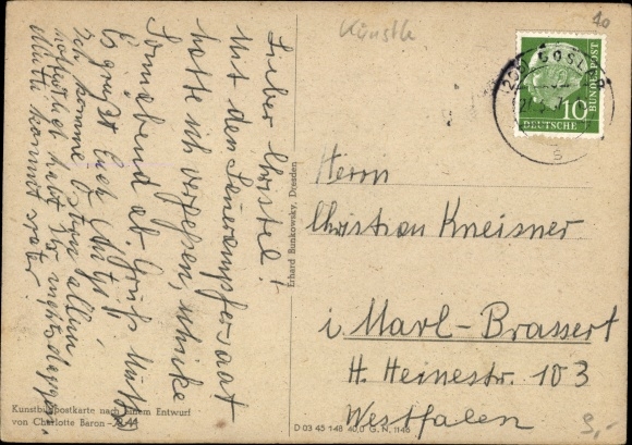 Artist Postcard Humanized Beetles, May Beetles, Ladybugs, Flowers, Table
