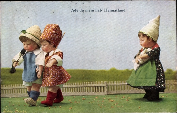 Ak vaarwel mijn lieve vaderland, poppen