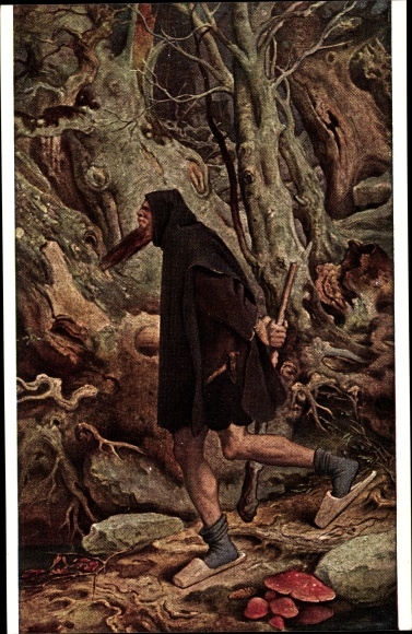 Artist PC from Schwind, Moritz, Rübezahl, mountain spirit, Giant Mountains