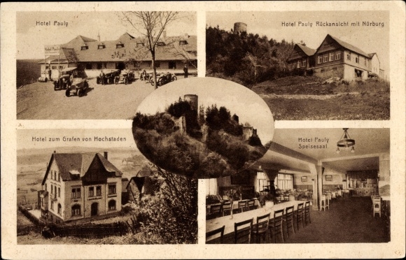 PC Nürburg in the Eifel, Hotel Pauly and Hotel zum Grafen von Hochstaden, interior view